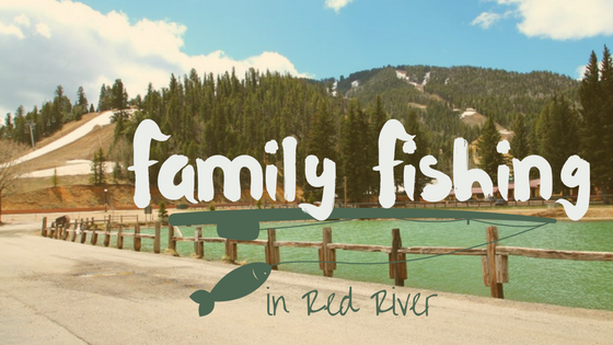 Family Fishing in Red River, NM